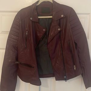 COPY - Preowned/Final sale leather moto jacket by Blank NYC